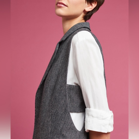 Anthropologie Walt Herringbone Vest. dRA. MP - Picture 3 of 9